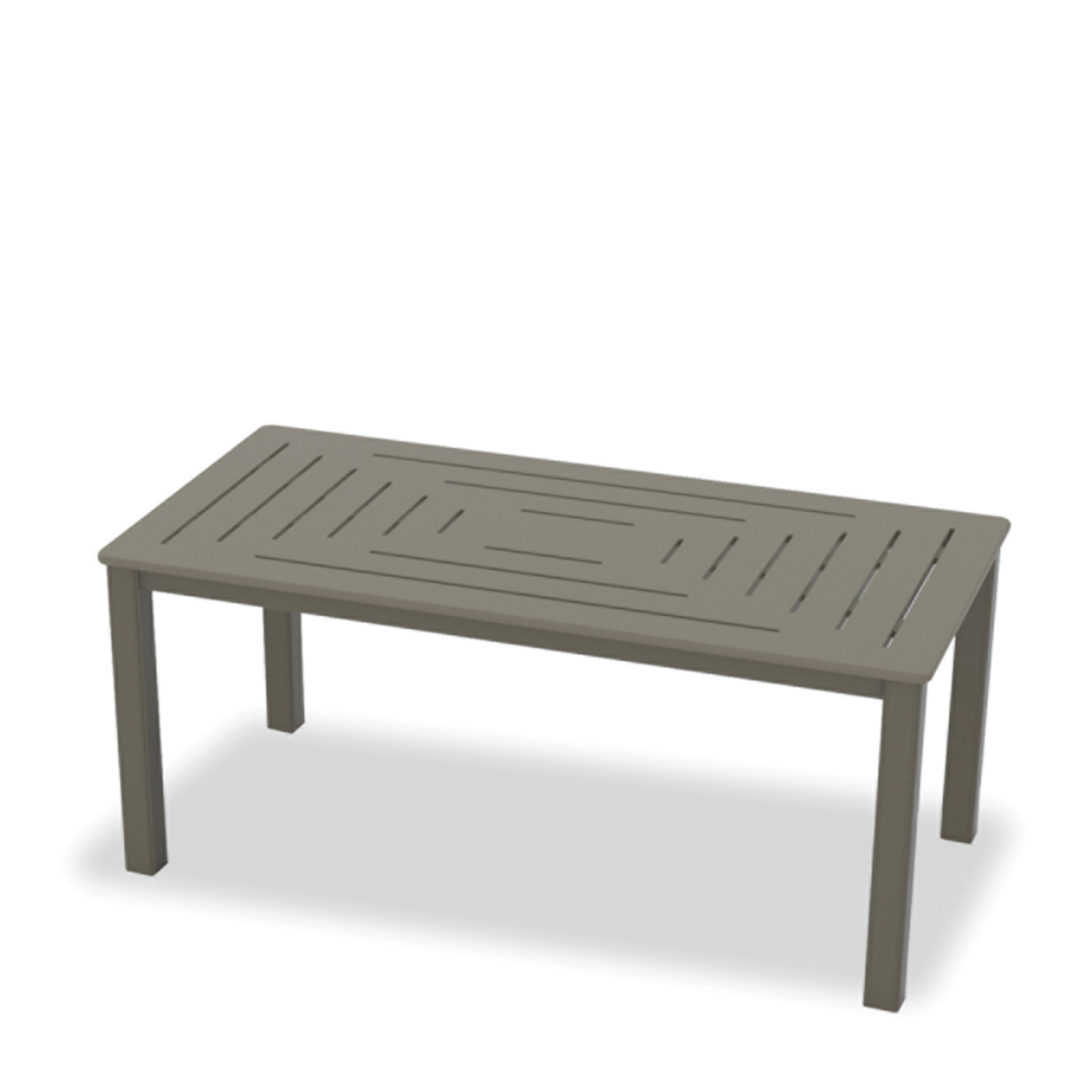 21" x 42" Rectangular MGP Dash Top Coffee Table