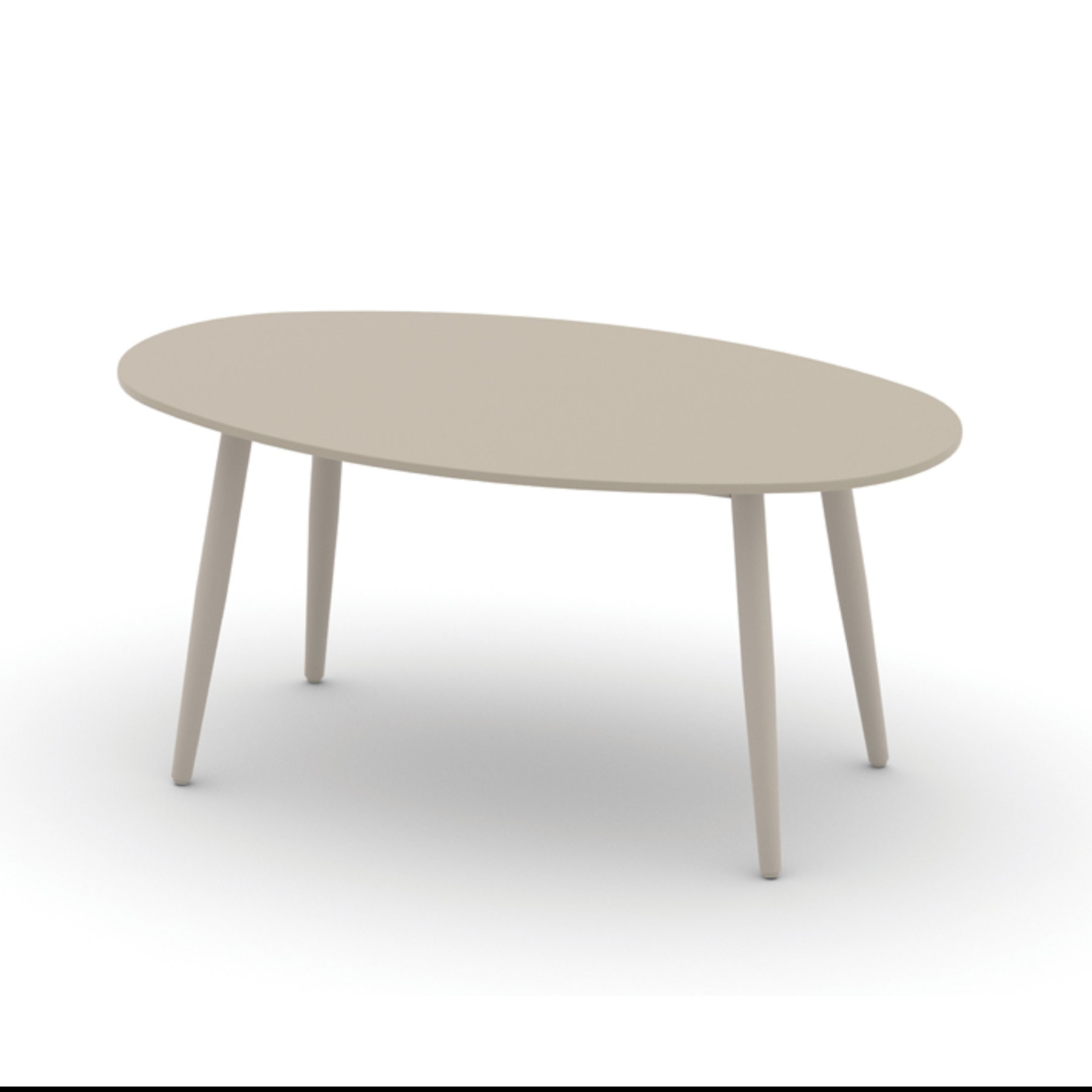 24" x 42" Oval MGP Dash Top Coffee Table with Legs