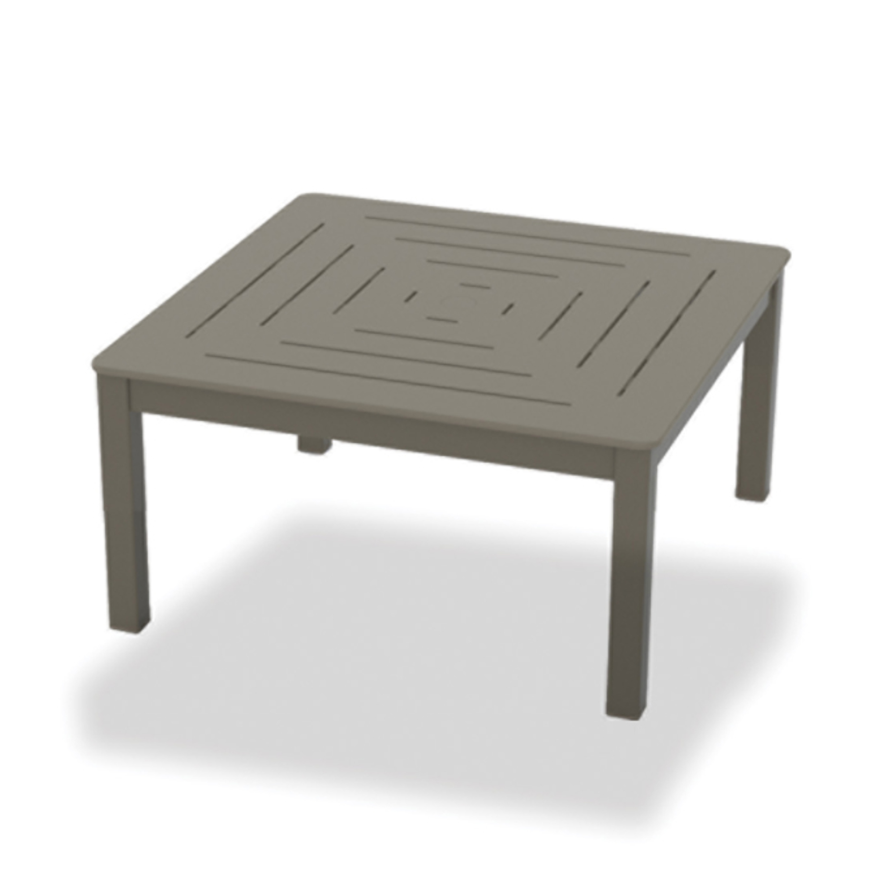 36" Square MGP Dash Top Parsons Coffee Table