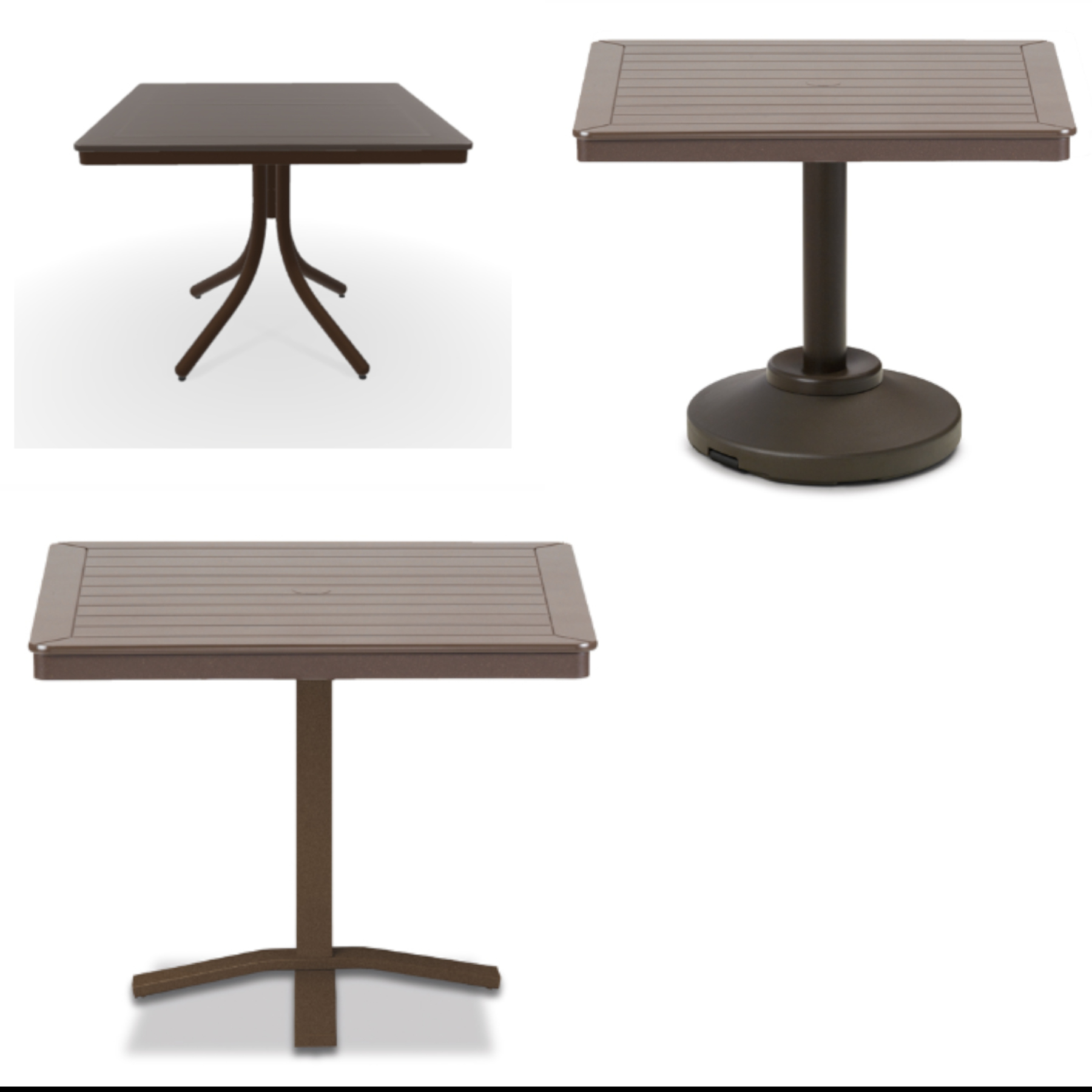 36" Square MGP Top Dining Table