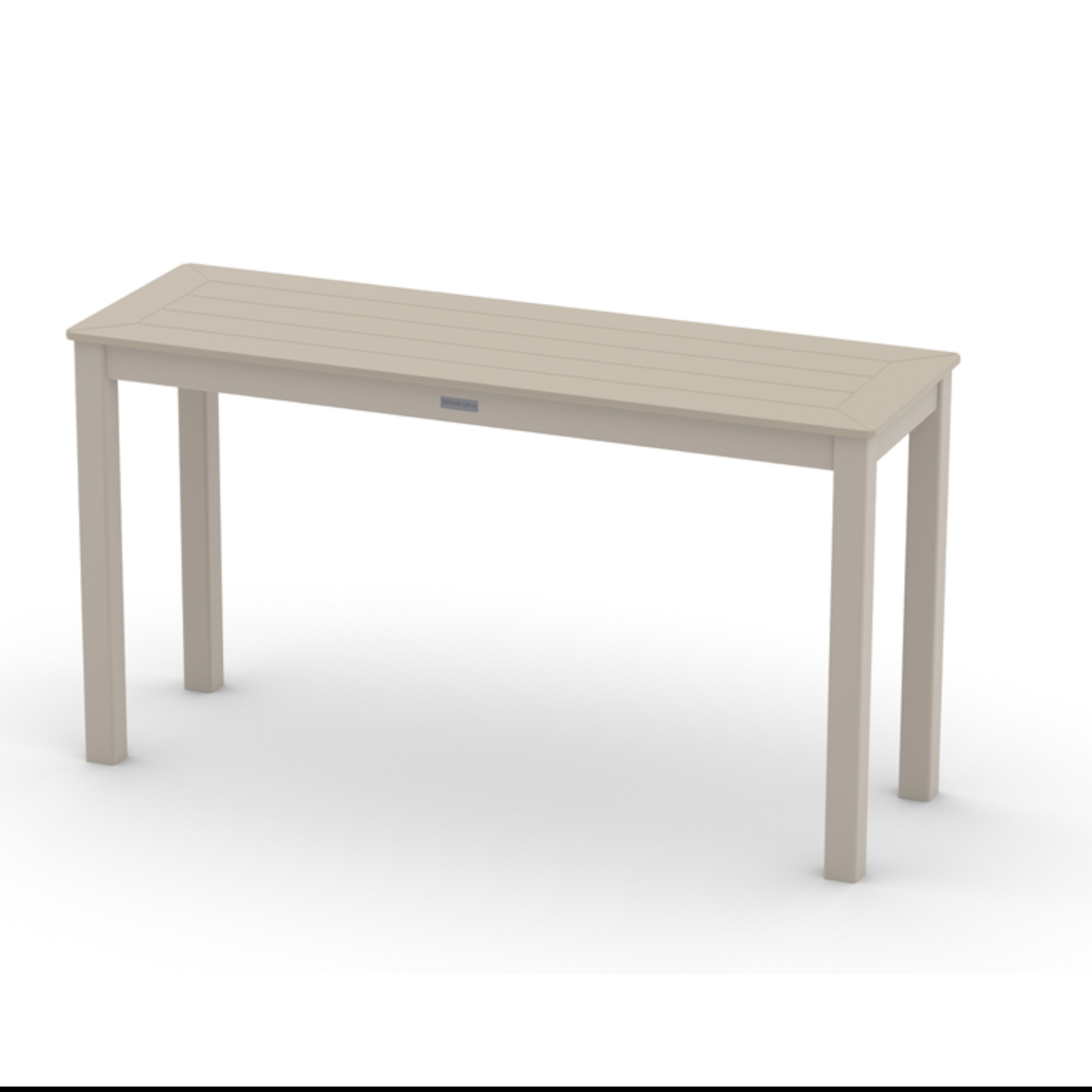 18" x 54" MGP Top Rectangular Table without Umbrella Hole