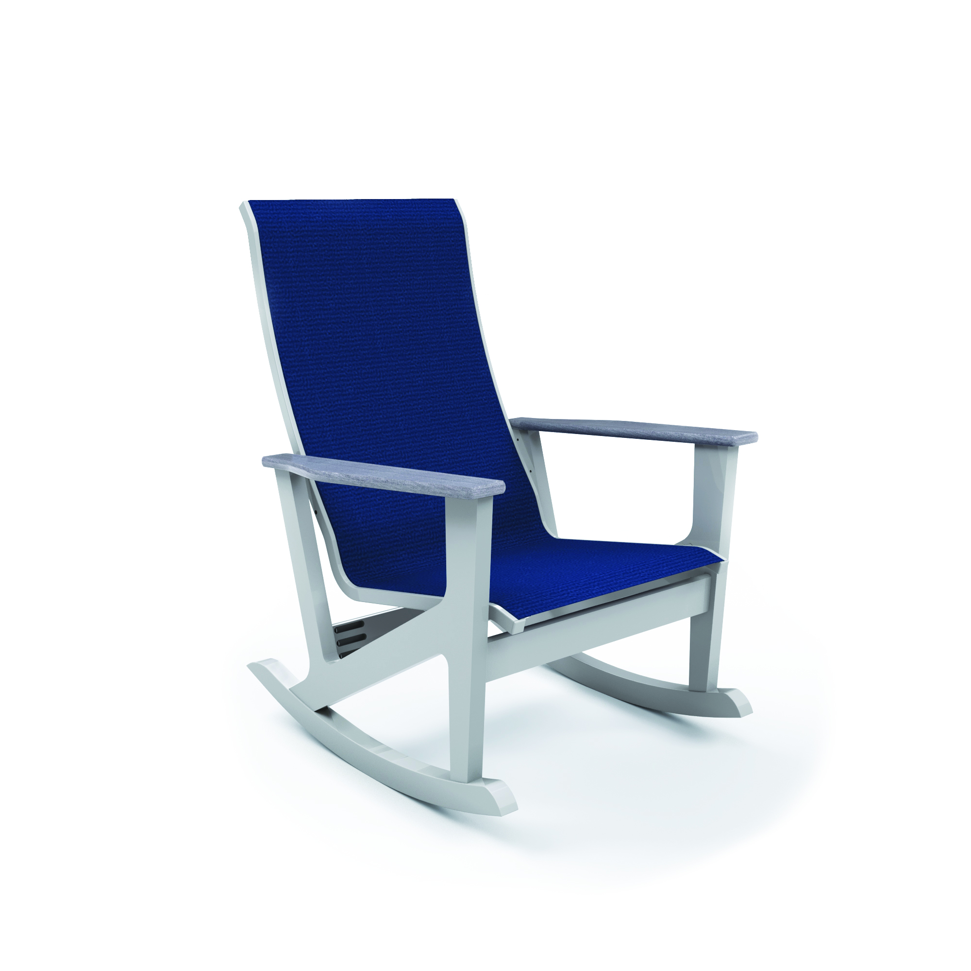 Wexler MGP Sling Chat Height Supreme Rocker with Rustic Arms
