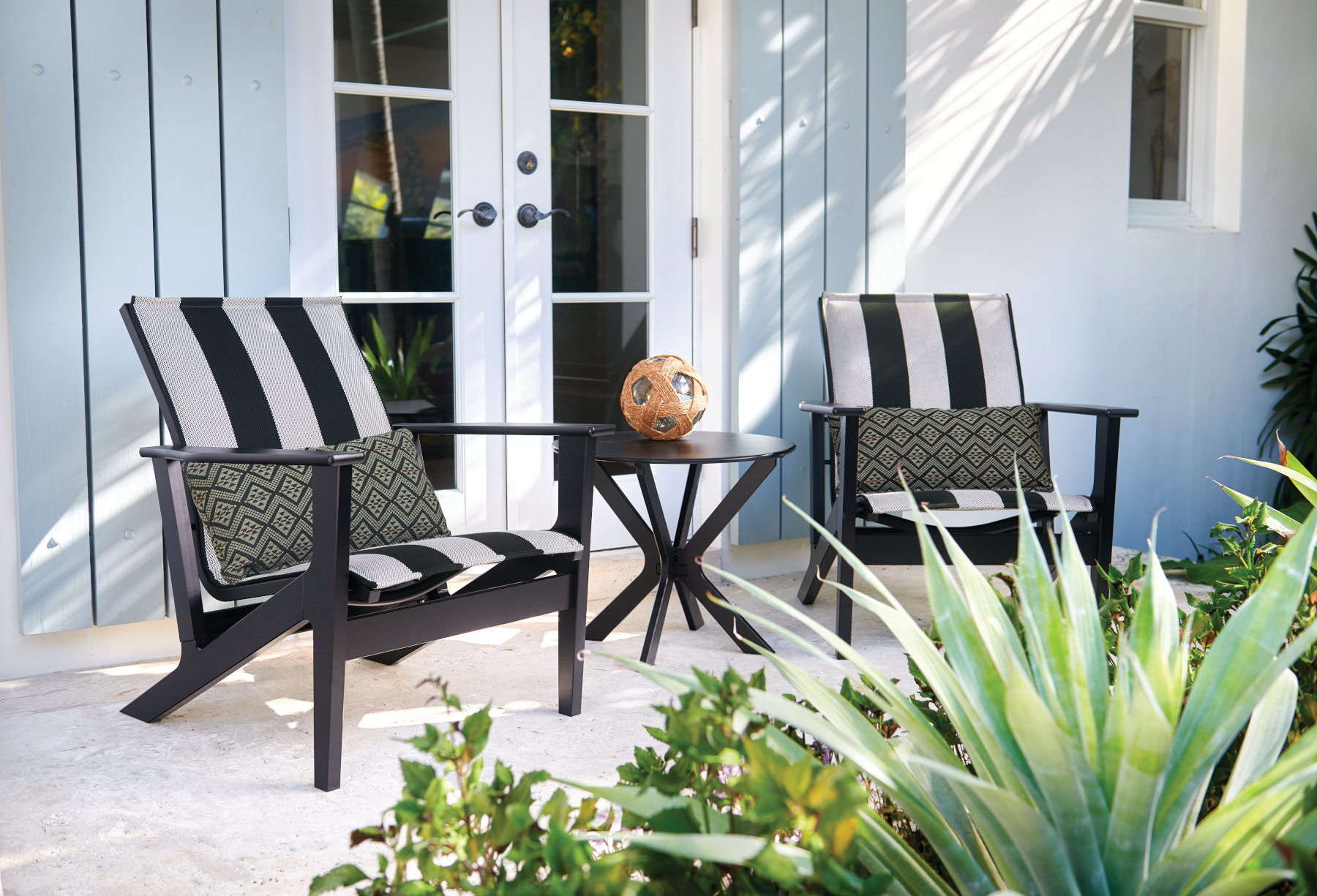 Wexler MGP Sling Chat Height Arm Chairs with MGP Arms
