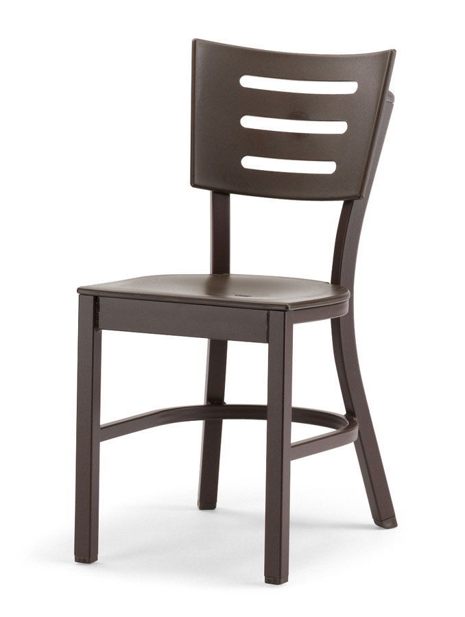 Telescope Casual Avant MGP Aluminum Stacking Armless Bistro Chair