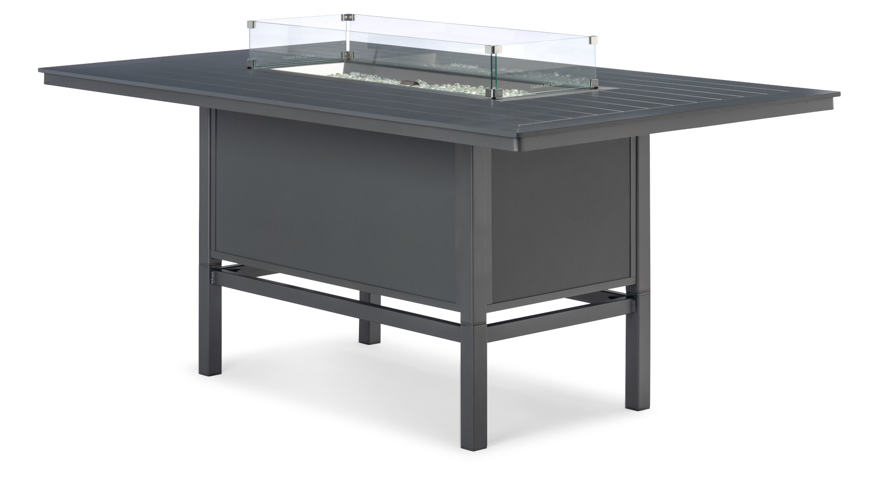 Large Fire Table with Bar Height Lift