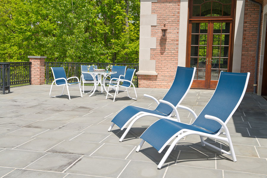 Gardenella sling hotsell stacking arm chair