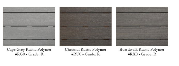 Rustic Polymer Accent Color Options