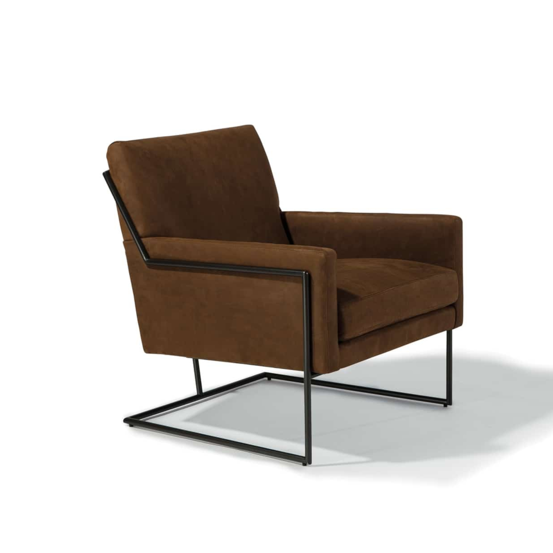 1432-103 Hi-Wire Lounge Chair in Dark Bronze by Thayer Coggin