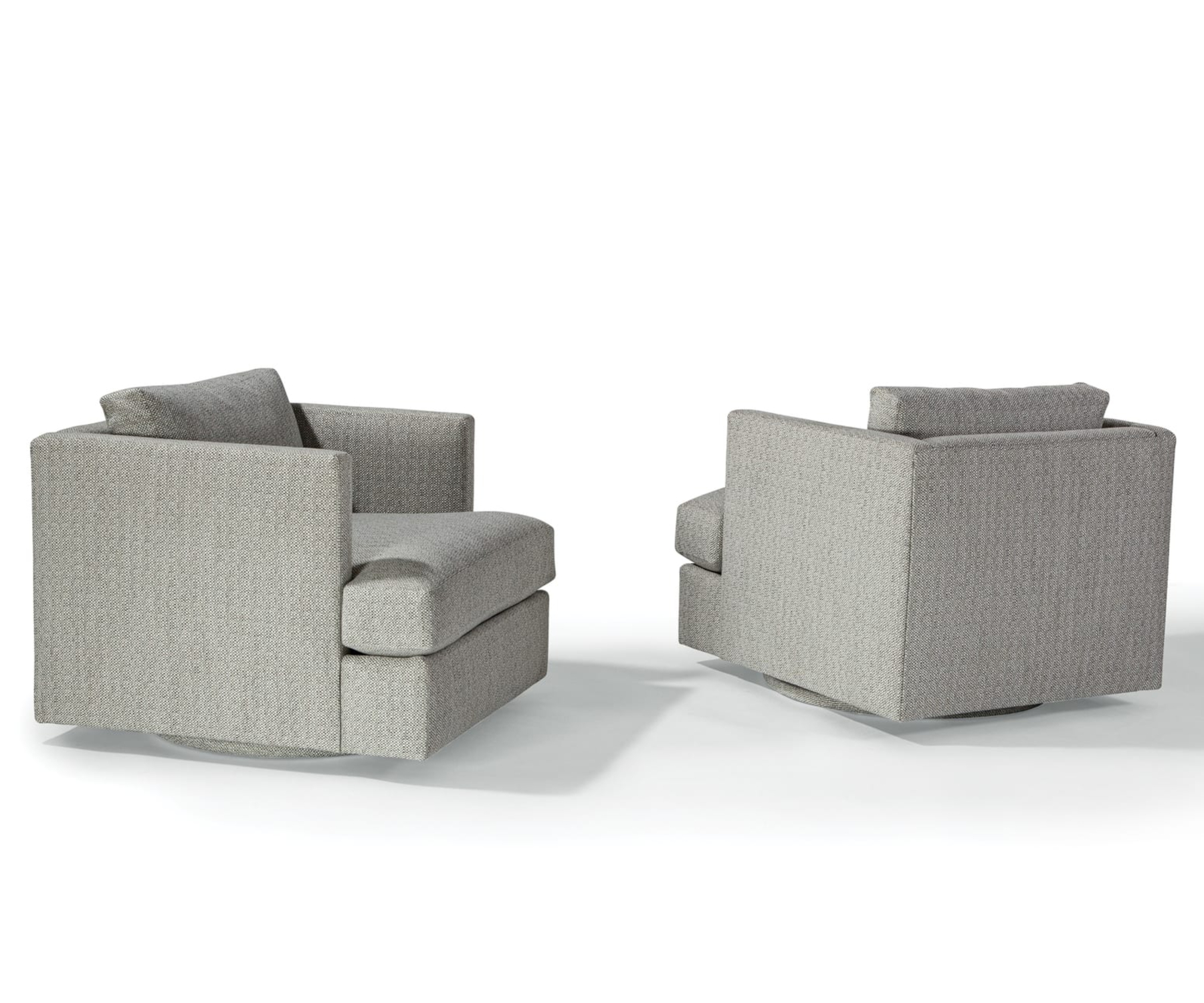 Design Classic 1107-113 Swivel Lounge Chair by Thayer Coggin