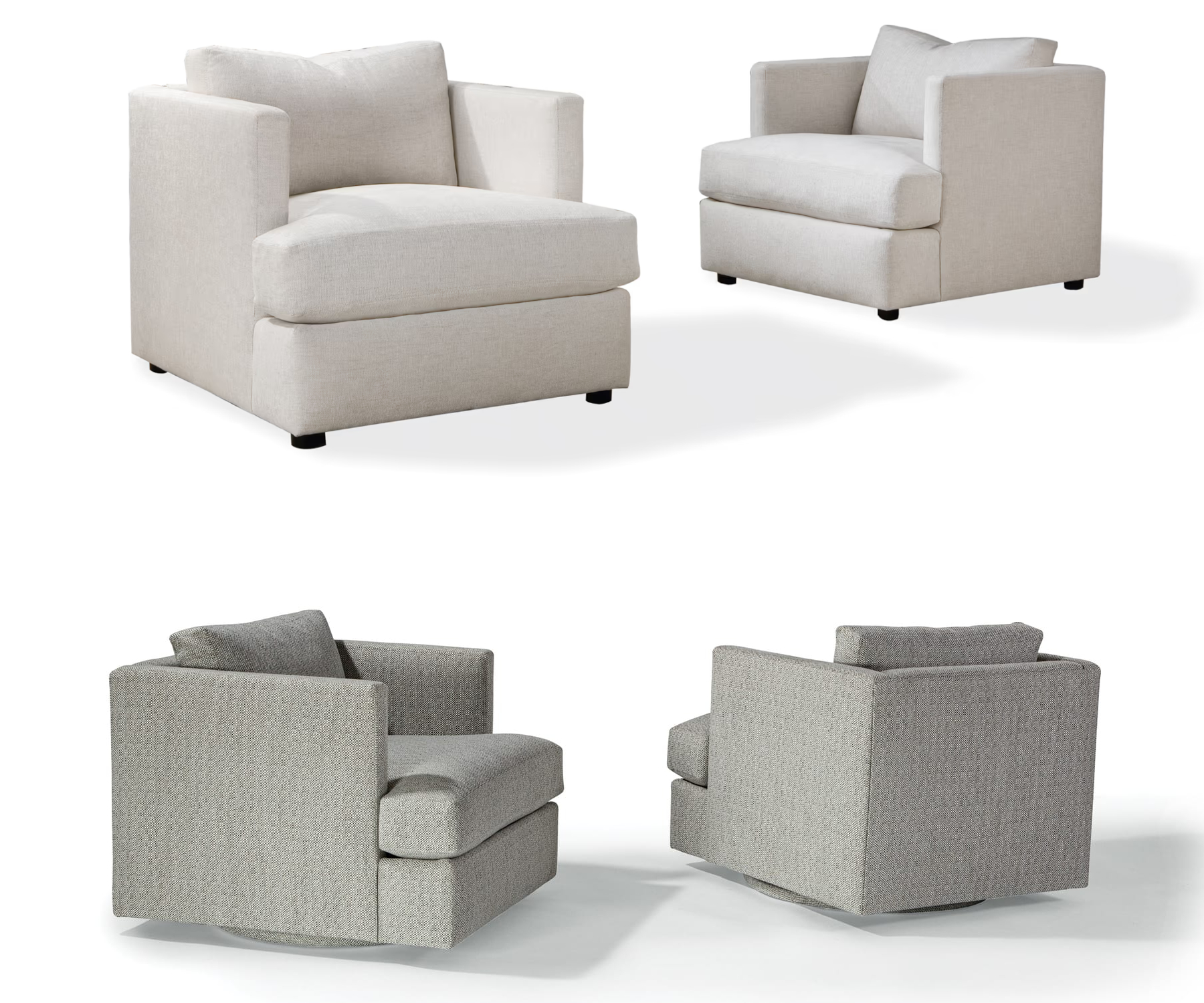 Design Classic 1107 Lounge Chairs by Thayer Coggin
