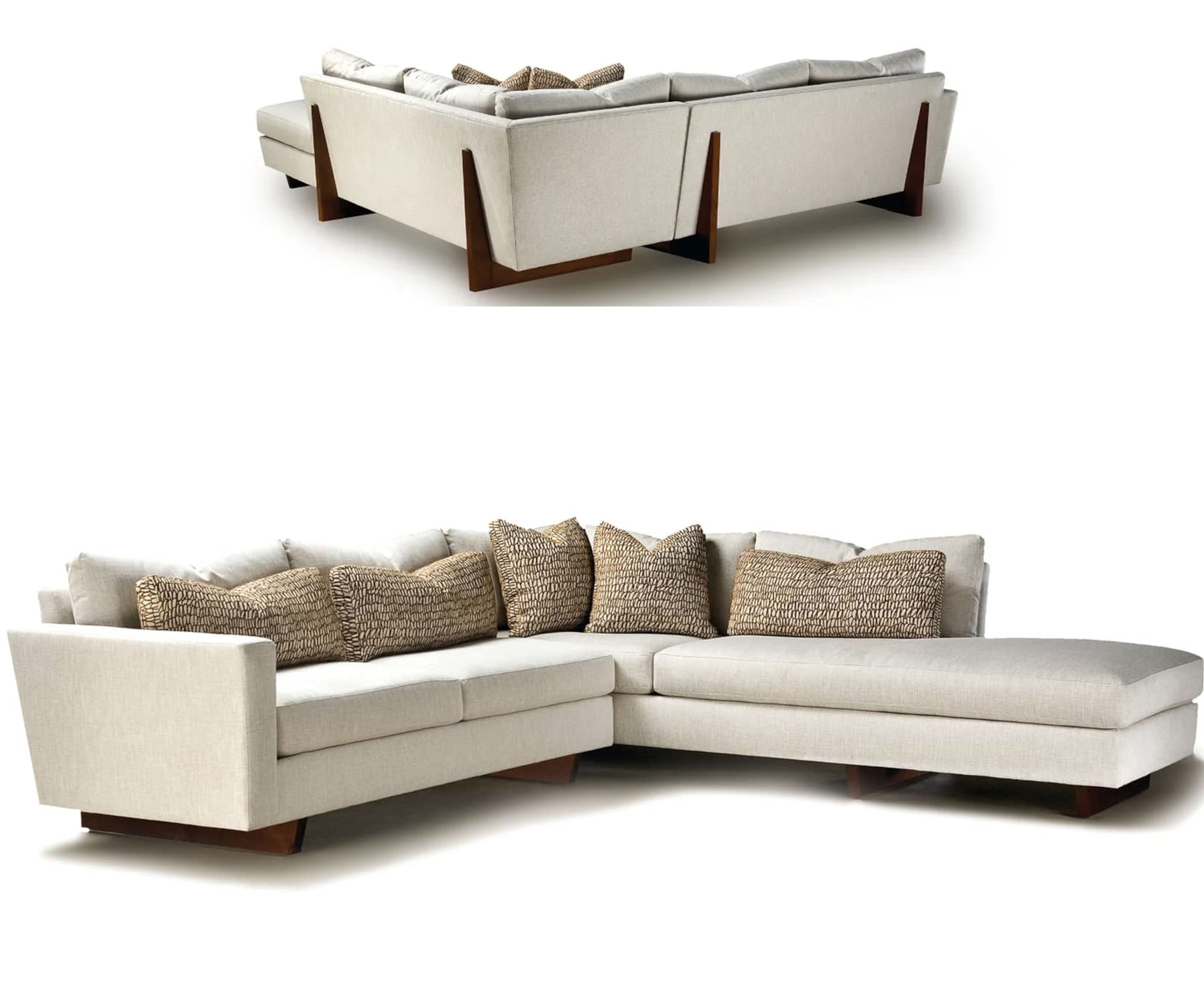 Clip 1096 Series Chaise Sectional by Thayer Coggin
