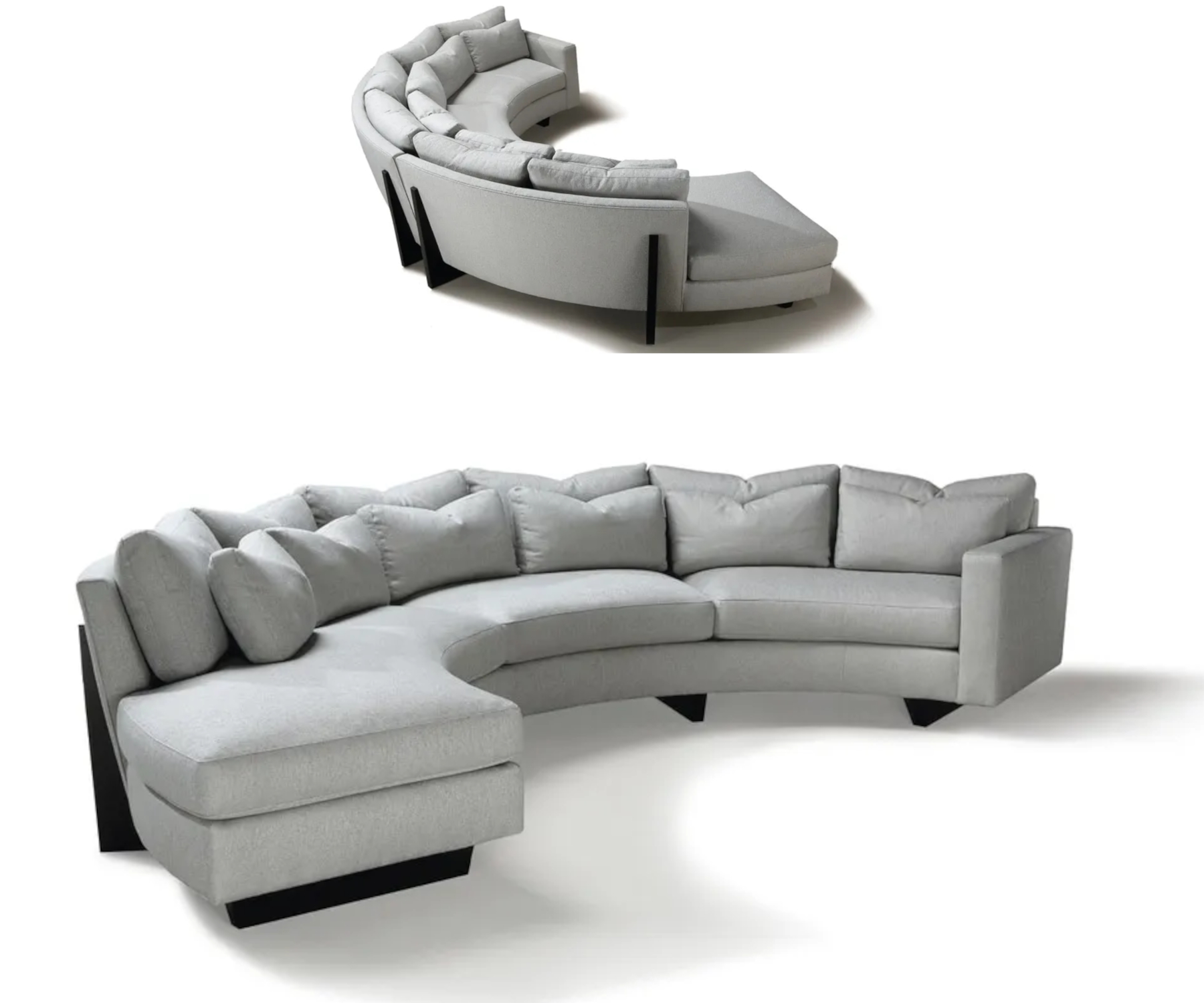 Clip 1096 Series Curved Sectional by Thayer Coggin