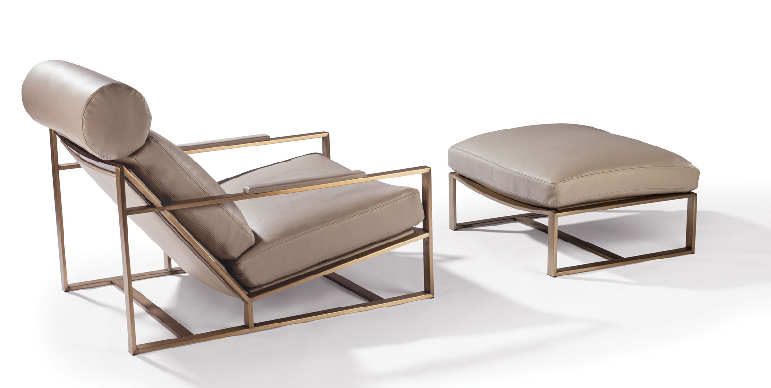 1275-103-BB Cruisin' Lounge Chair & Ottoman by Thayer Coggin
