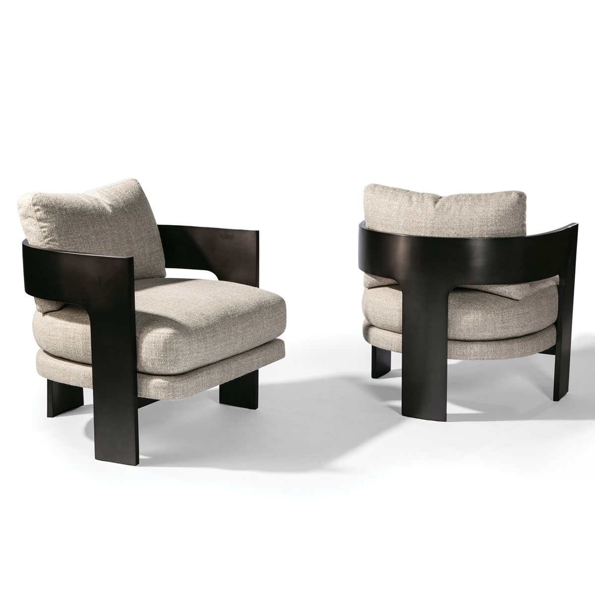 Thayer Coggin 1429-103-DB Lounge Chair on 3 Legs