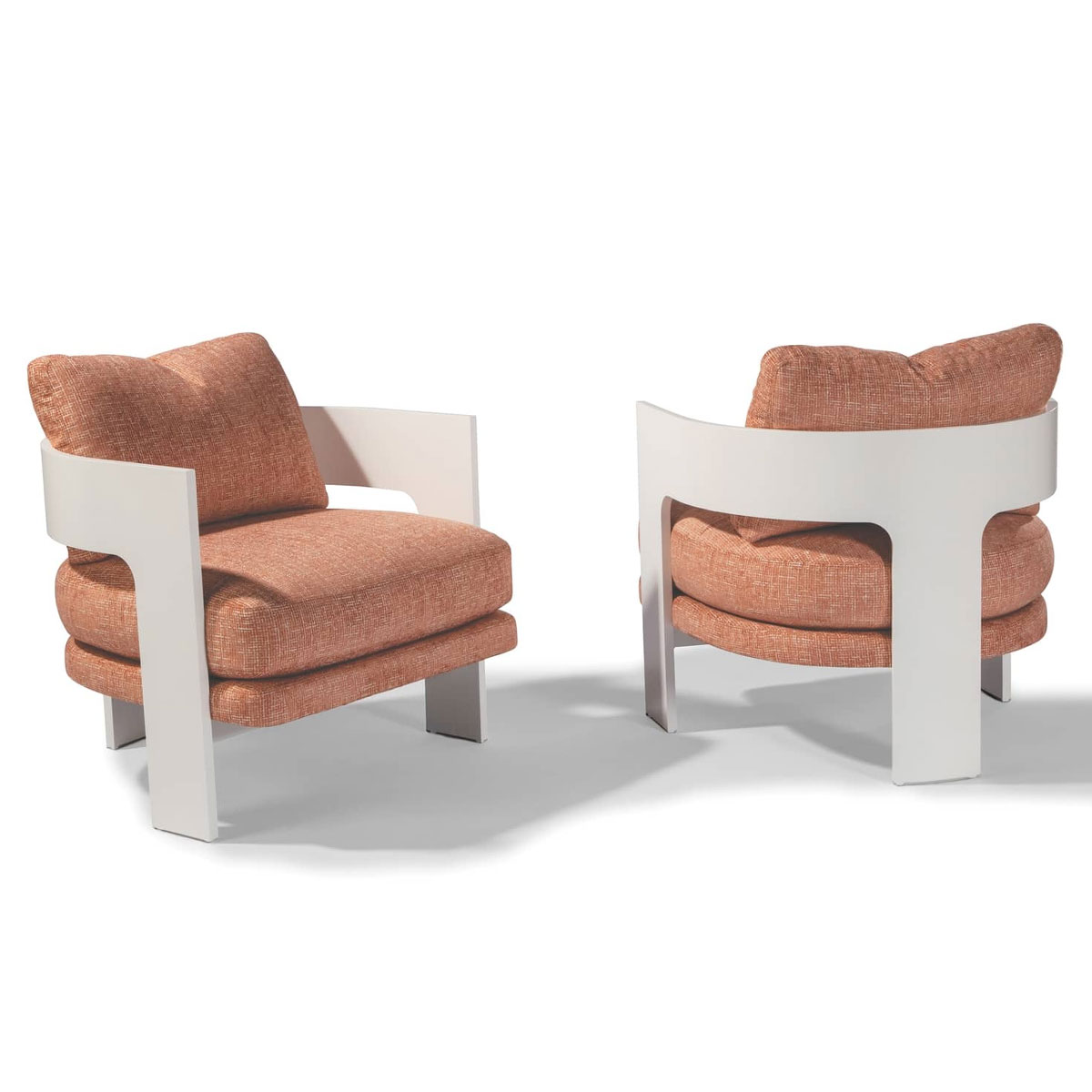 Thayer Coggin 1429-103 Lounge Chair on 3 Legs