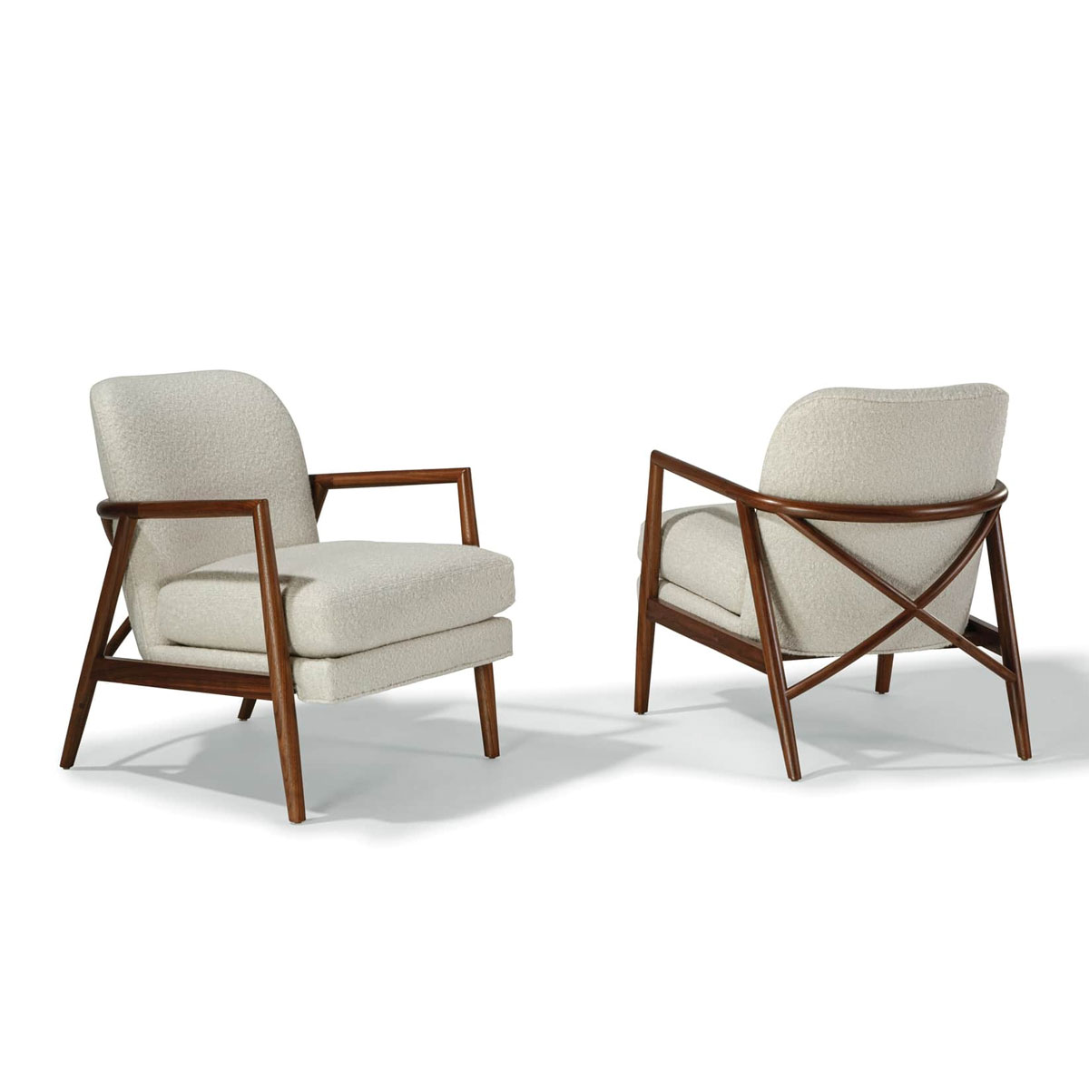 Thayer Coggin 1452-103 Lex Lounge Chair in Walnut