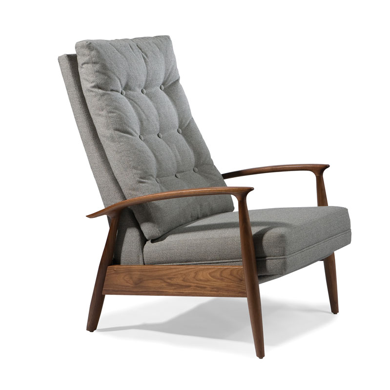 Thayer Coggin 1241-115 Viceroy Recliner by Milo Baughman