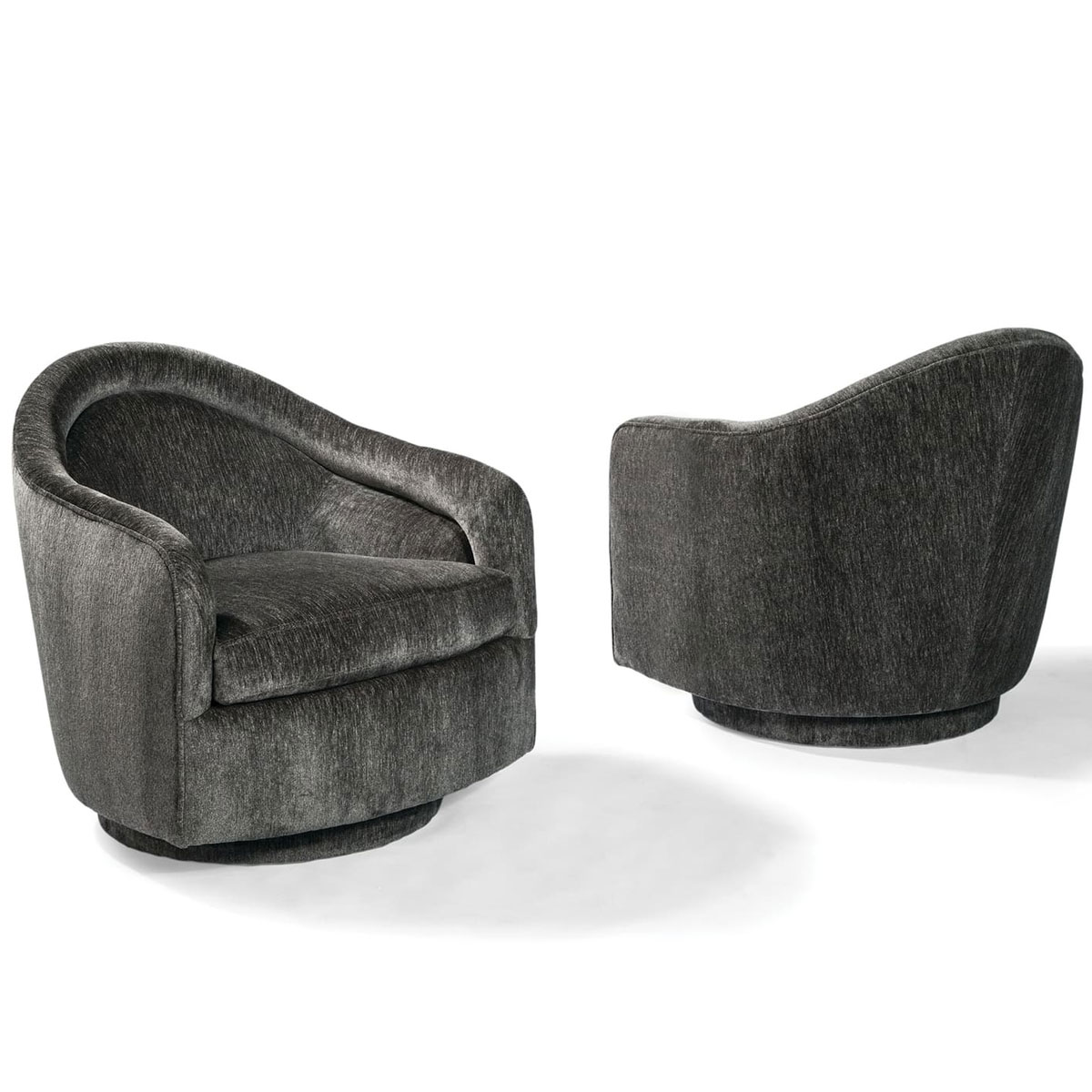 1414-113 Tear Drop Swivel- Tilt Chair by Thayer Coggin