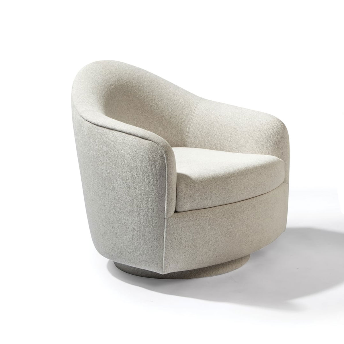 1446-113 Real Good Swivel - Tilt Chair with Upholstered Base by Thayer Coggin