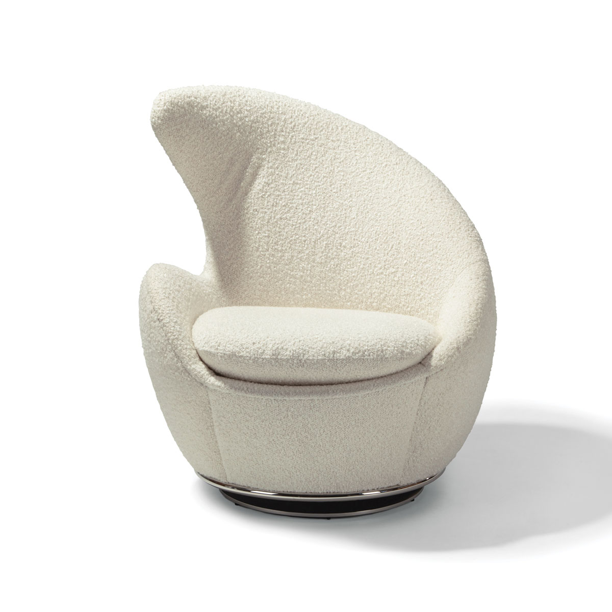 1503-101 Left Wing Swivel Chair by Thayer Coggin