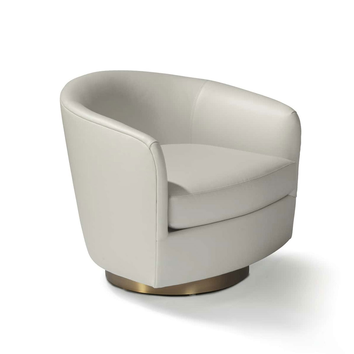 Thayer Coggin 1453-113-B Papa Roxy Swivel-Tilt Tub Chair by Milo Baughman 