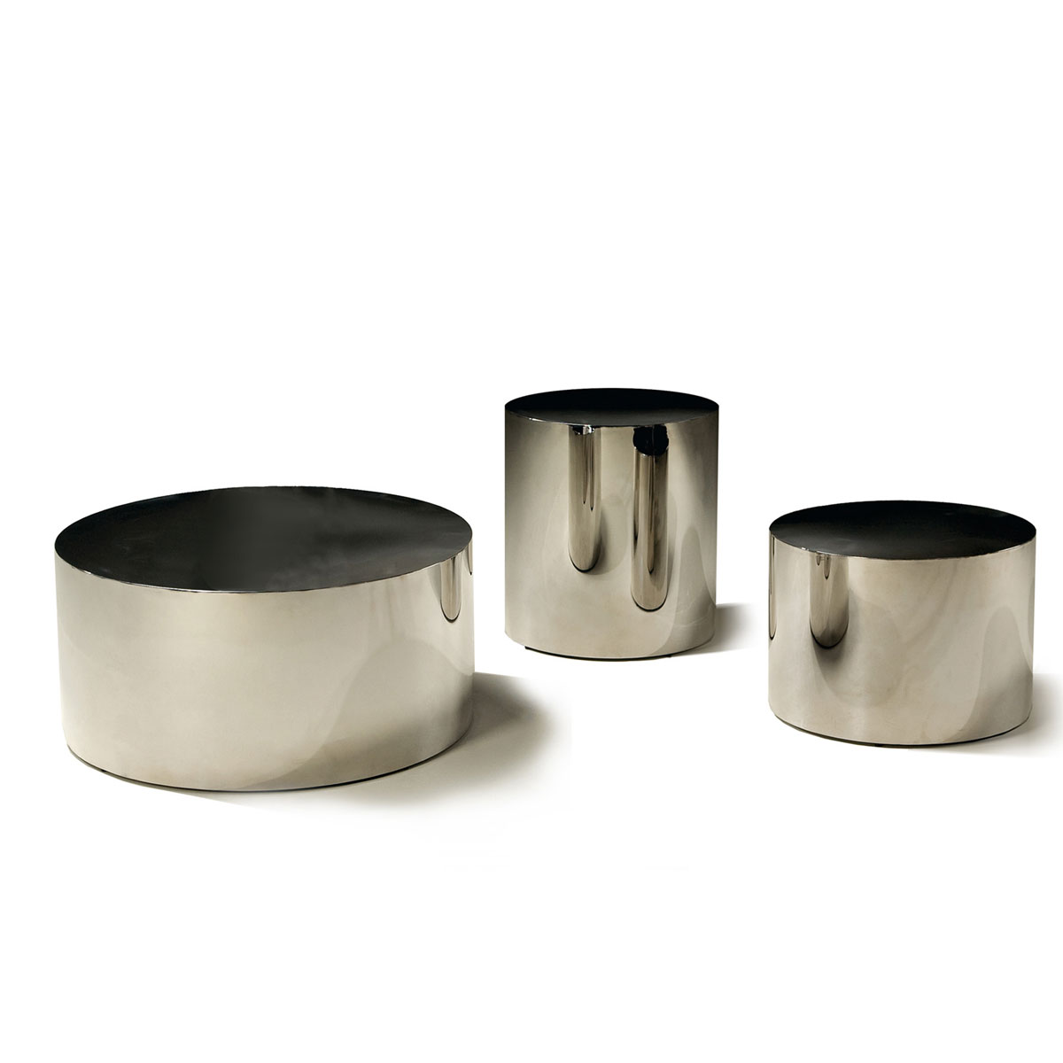 2000 Design Classic Drum Tables By Thayer Coggin