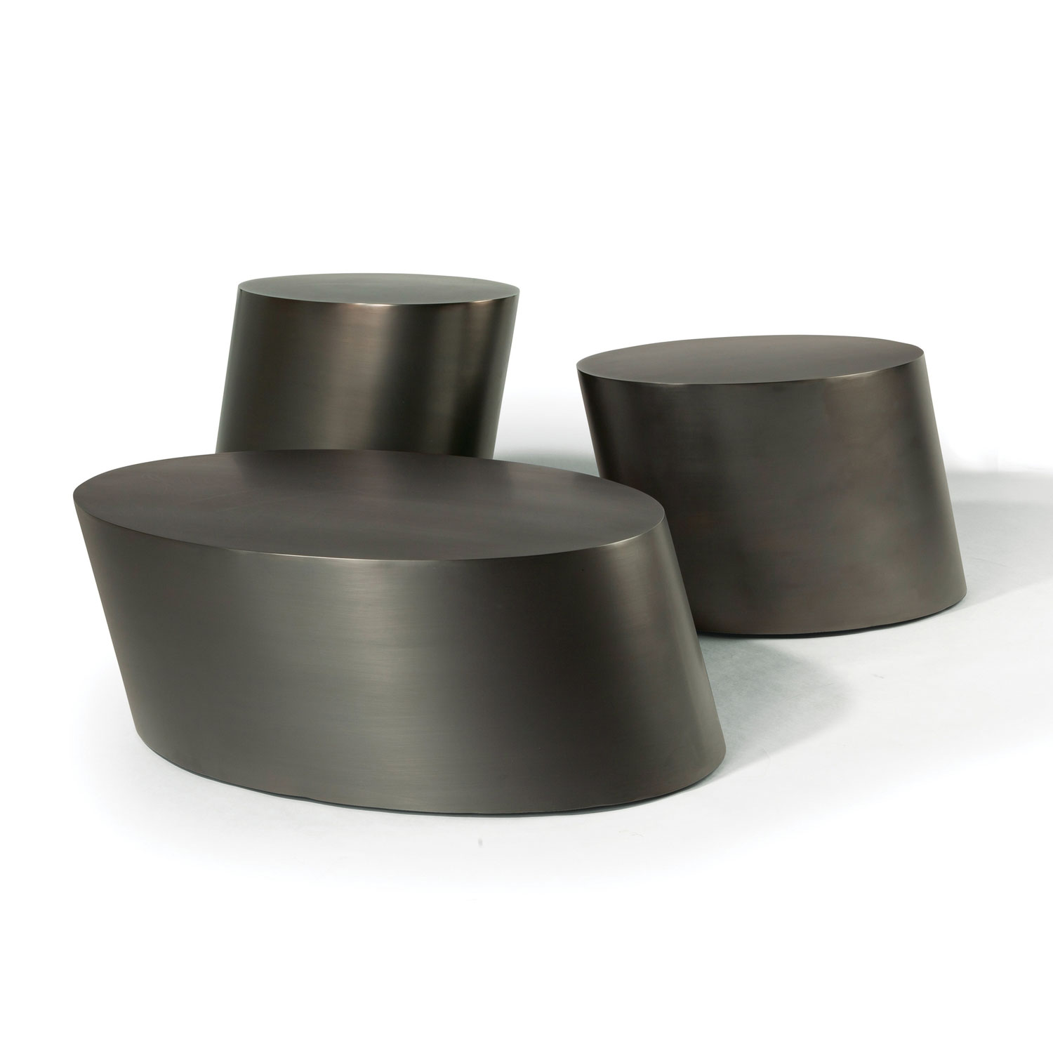 1502 Pisa Drum Tables by Thayer Coggin