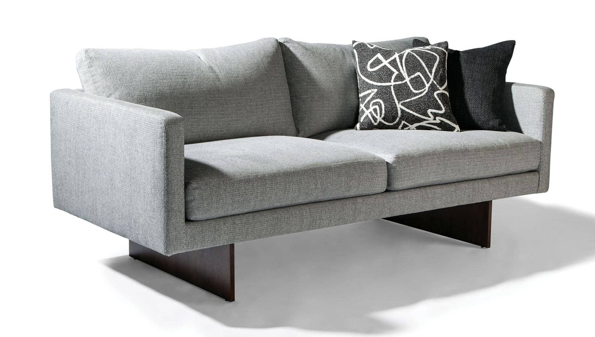 1439-513 Blade Studio Sofa in Walnut by Thayer Coggin