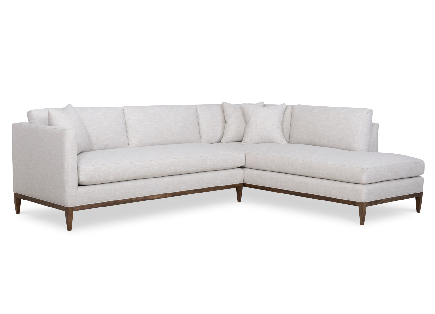 Ashby 2560 Fabric Sectional by Wesley Hall 