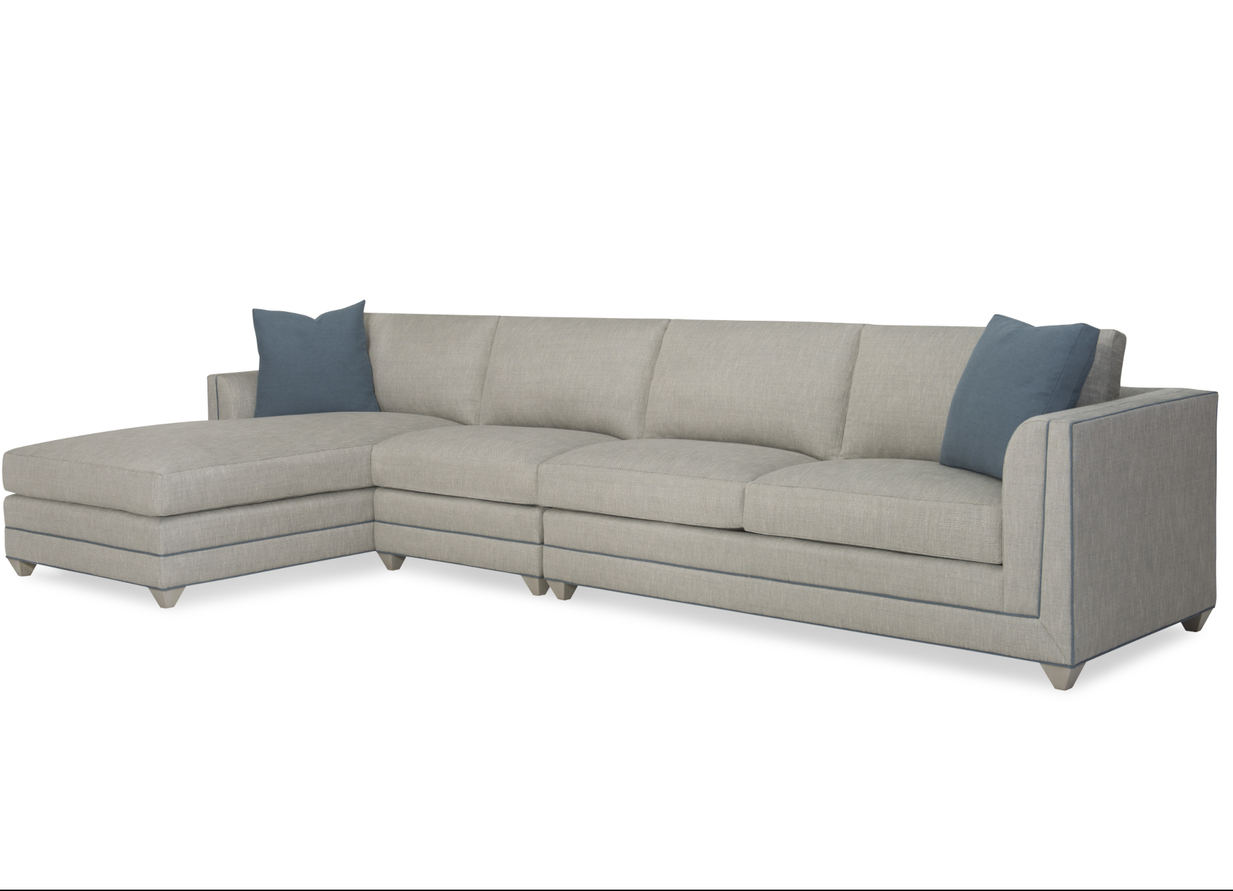 Belmont 2054 Fabric Sectional by Wesley Hall