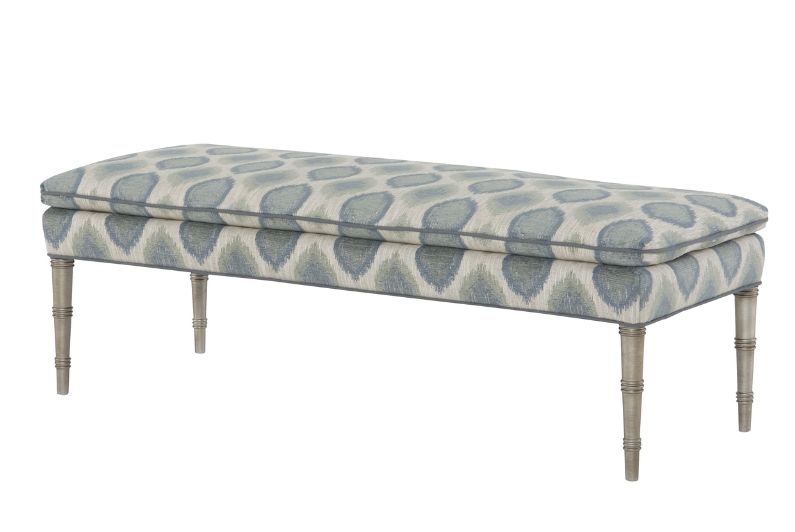Tarlow 83-48 Fabric Bench by Wesley Hall