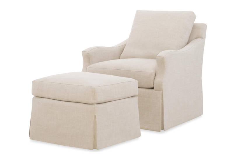 Capperson Chair & Ottoman by Wesley Hall