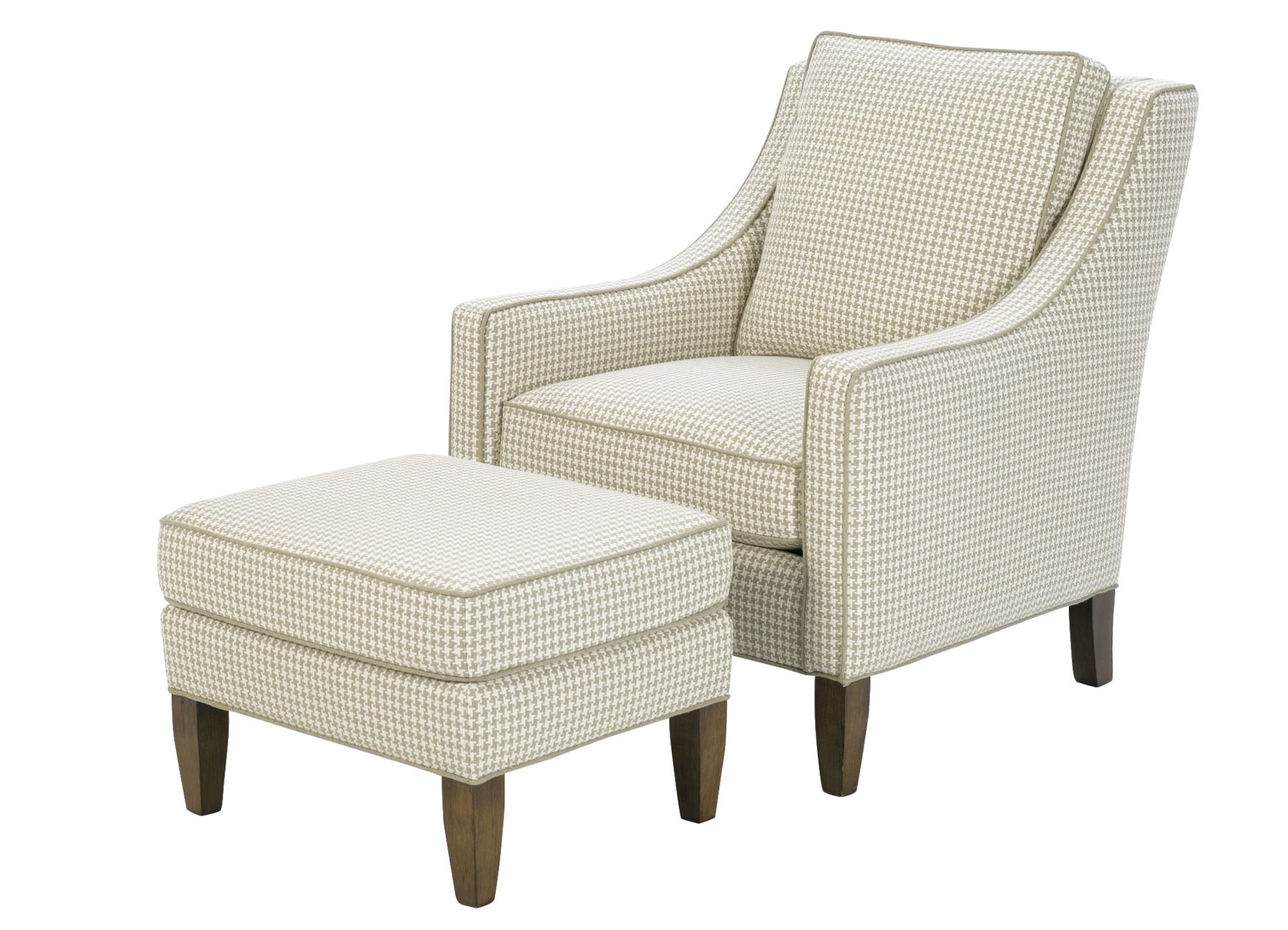 Walker Loose Back Chair & Ottoman by Wesley Hall (sold separately)