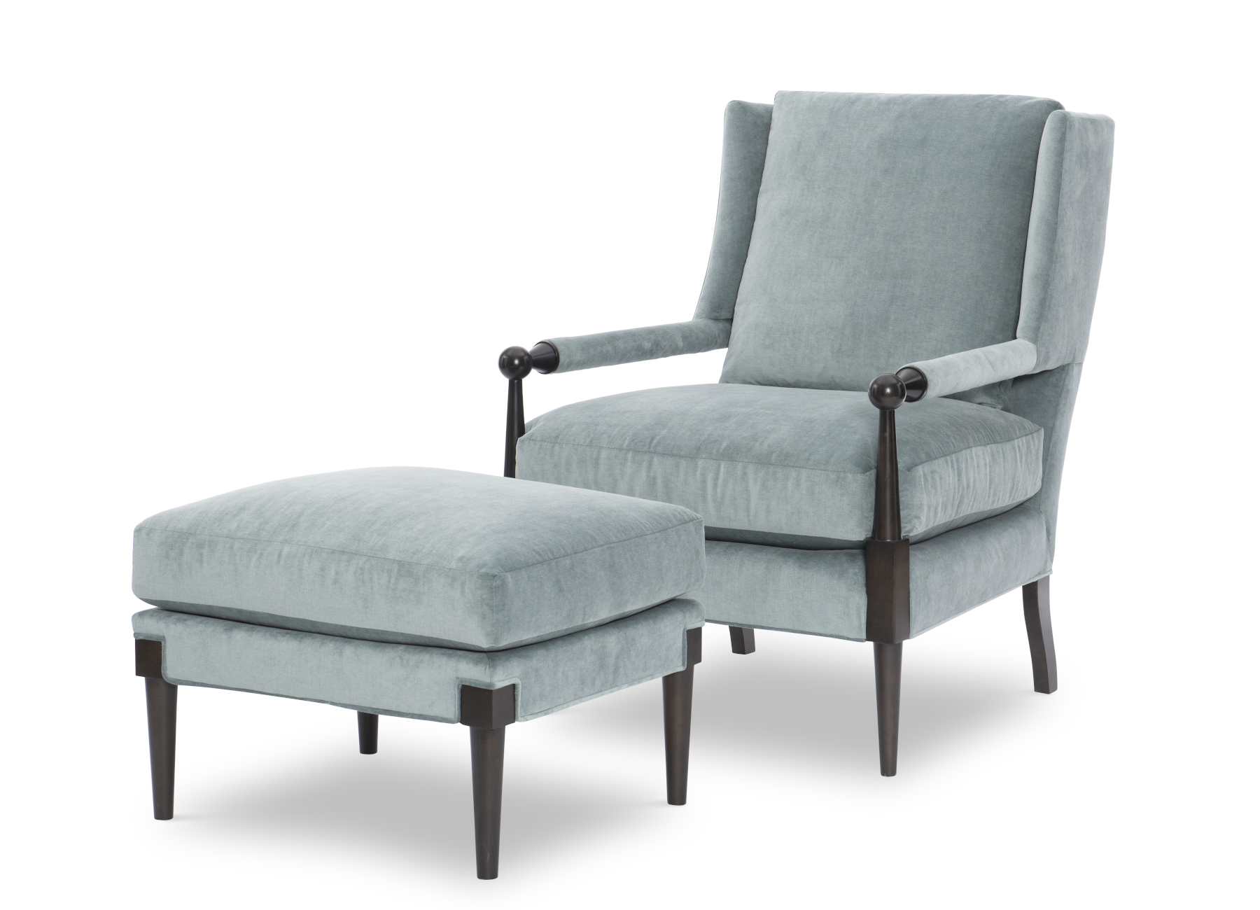 Hoyt 484 Fabric Chair & 484-24 Ottoman by Wesley Hall (sold separately)