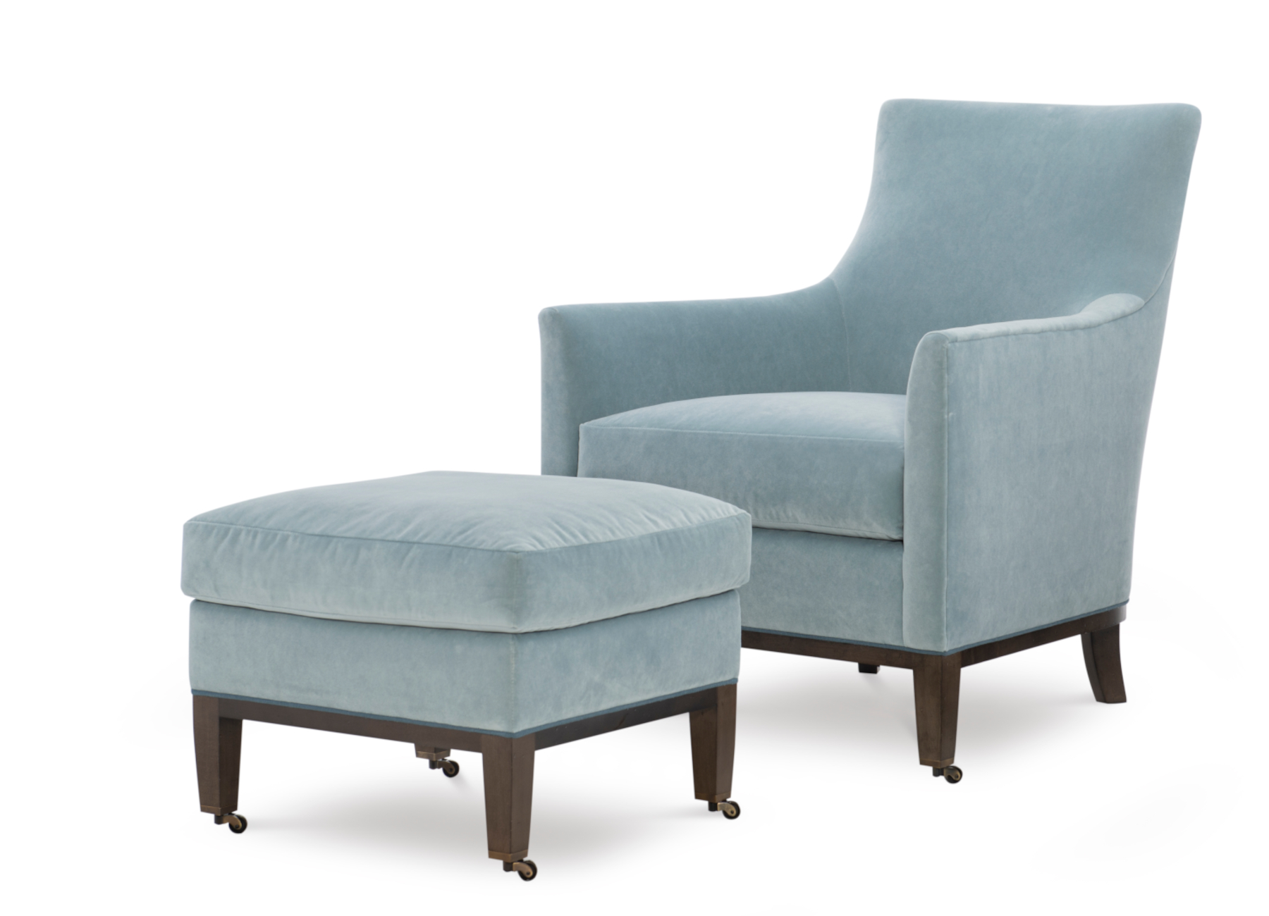 Martin L543 Chair & L543-21 Ottoman by Wesley Hall (sold separately)