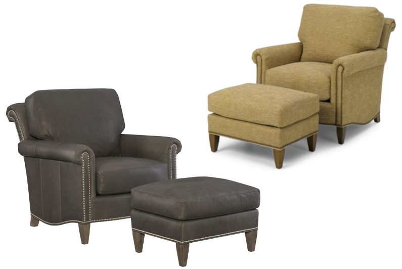 Barringer Chair & Ottoman by Wesley Hall