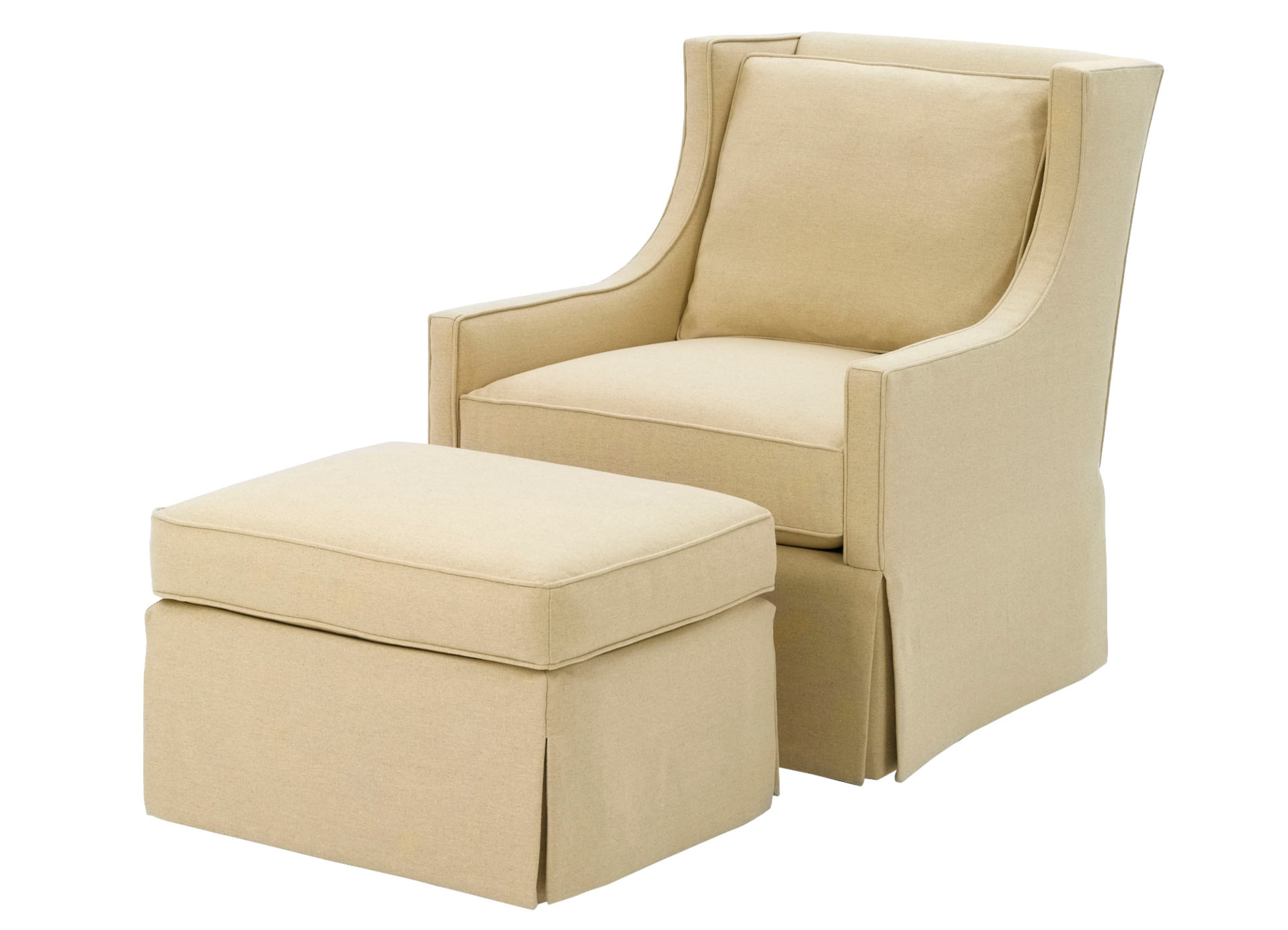 Devon 661 Fabric Chair & 661-27 Ottoman by Wesley Hall (sold separately)