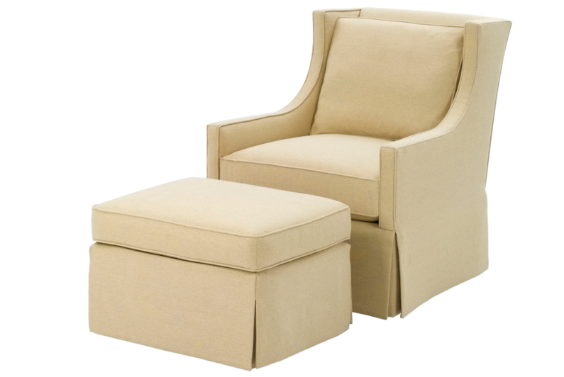Devon Chair & Ottoman by Wesley Hall