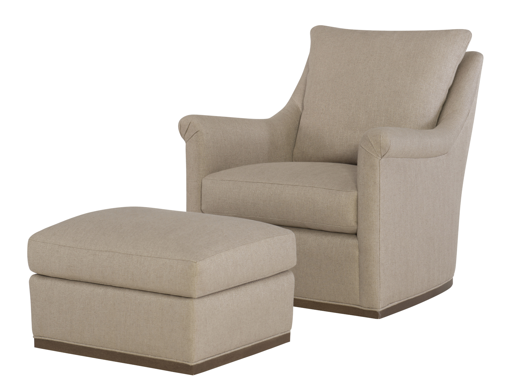Houston 2011 Fabric Swivel Chair & 2011-24 Fabric Ottoman by Wesley Hall (sold sepaately)