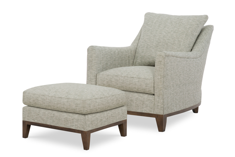 Mallard Chair & Ottoman by Wesley Hall