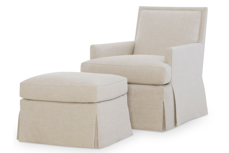 Mallory Chair & Ottoman by Wesley Hall