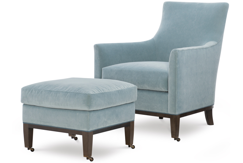 Martin Chair & Ottoman by Wesley Hall