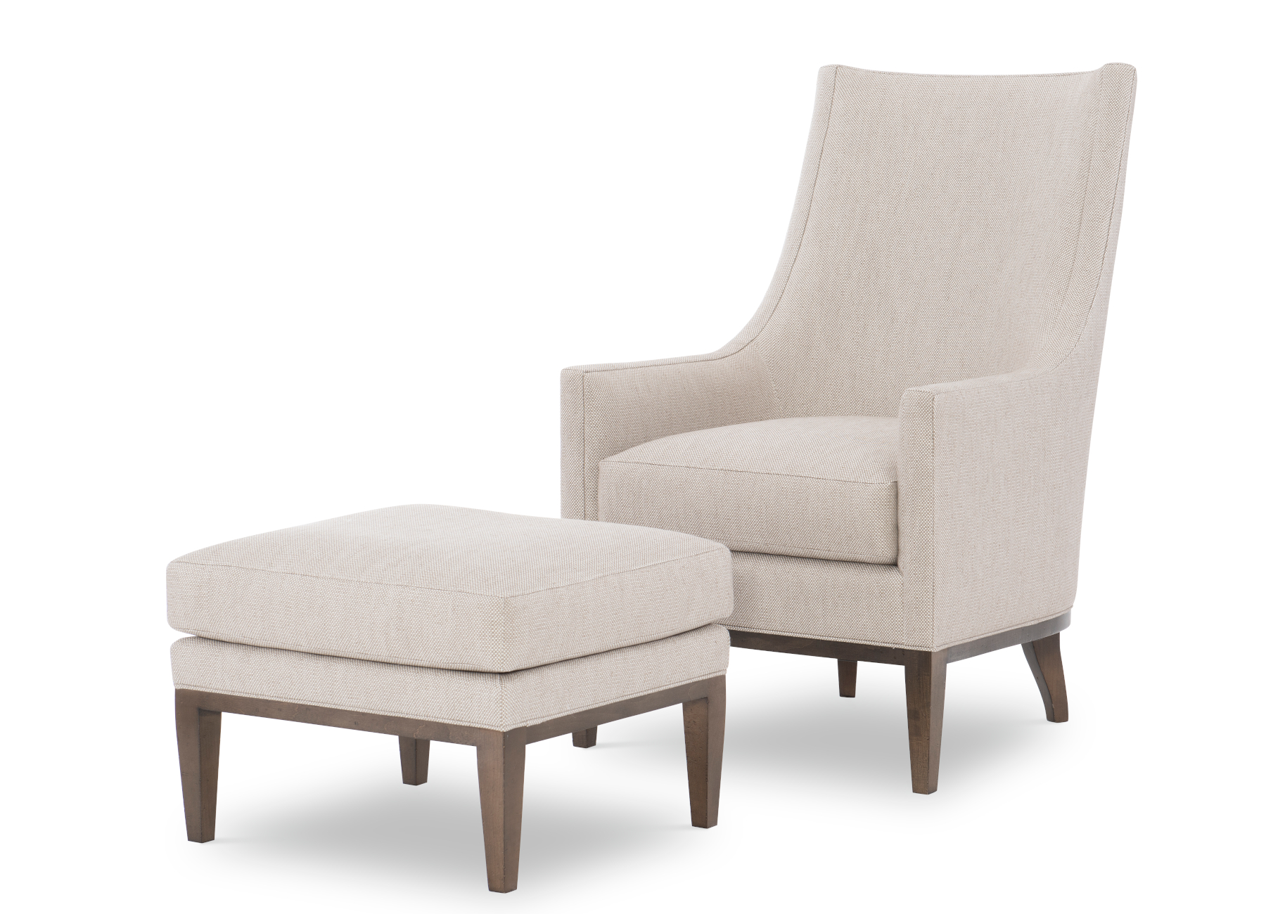 Quayden 504 Fabric Chair & 504-23 Ottoman by Wesley Hall (sold separately)