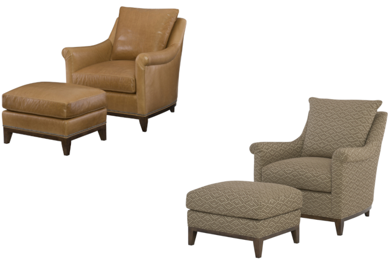 Snyder Chair & Ottoman by Wesley Hall