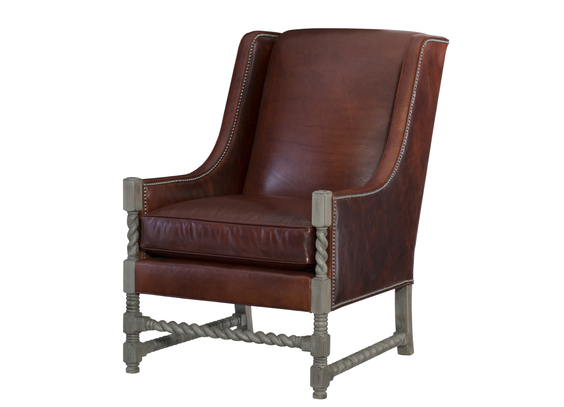 Davis L613 Leather Chair by Wesley Hall