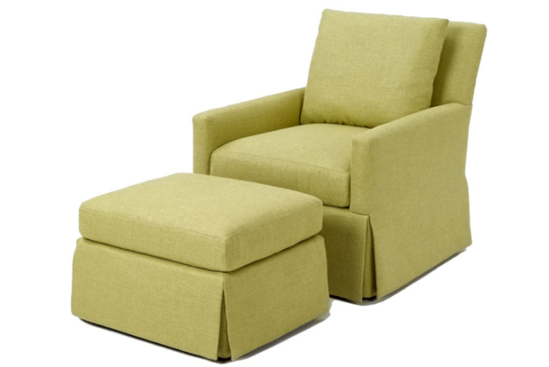 Fowler Chair & Ottoman by Wesley Hall