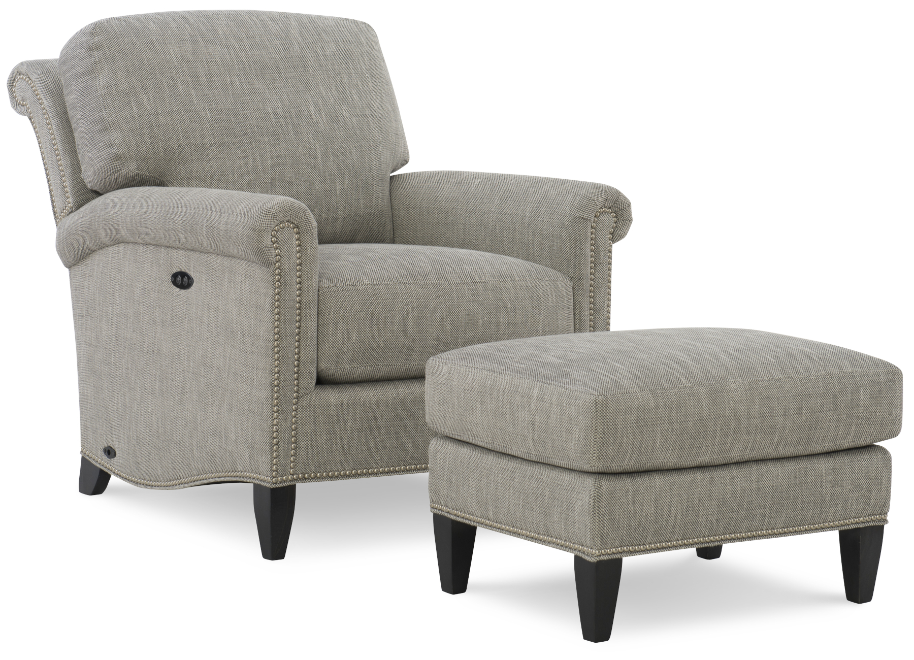 Gentry 564 Fabric Tilt Back Chair & 564-26 Ottoman by Wesley Hall (sold separately)