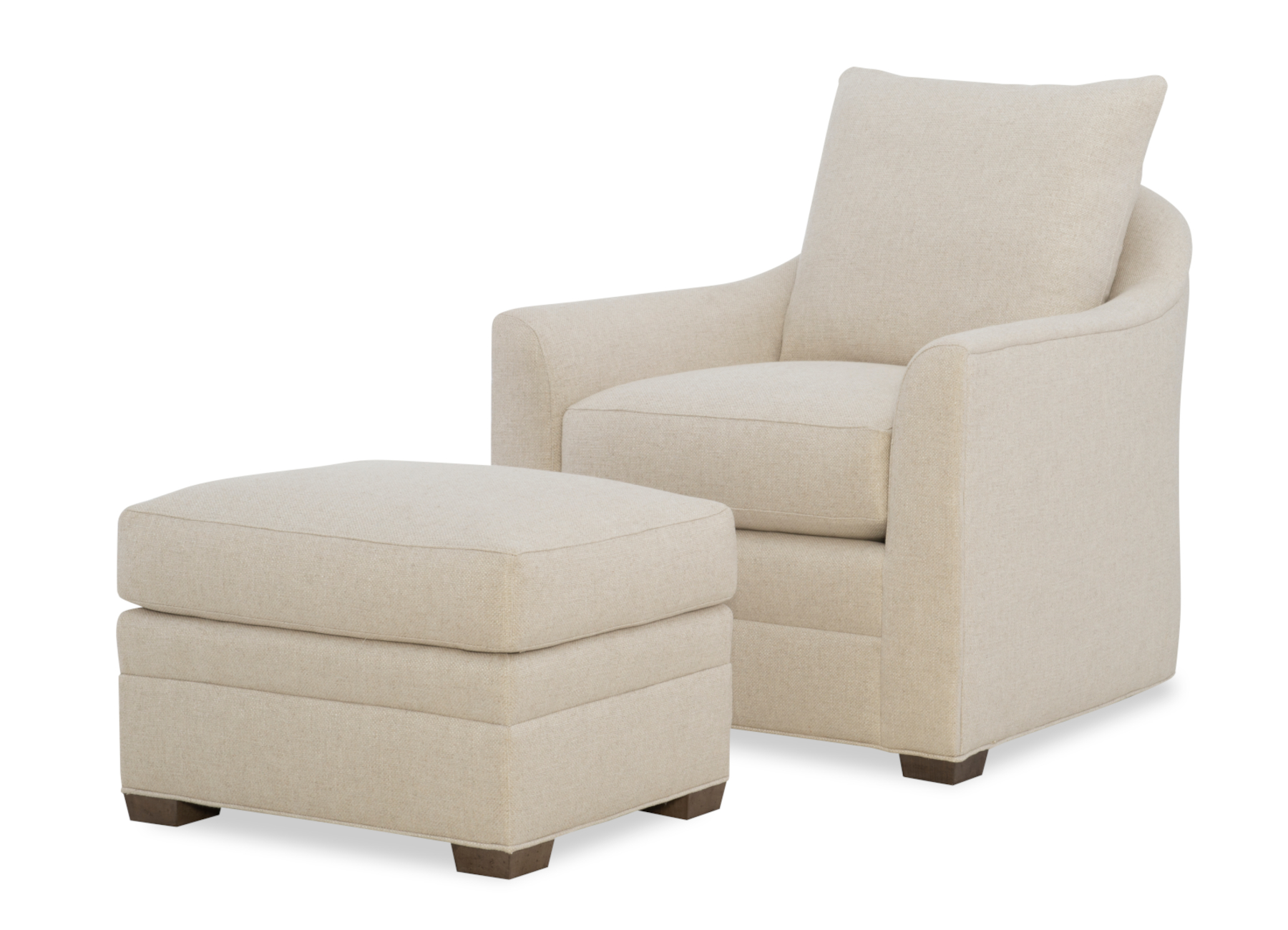 Gerringer 2507 Fabric Chair & 2507-26 Ottoman by Wesley Hall (sold separately)