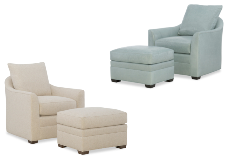 Gerringer Chair & Ottoman by Wesley Hall
