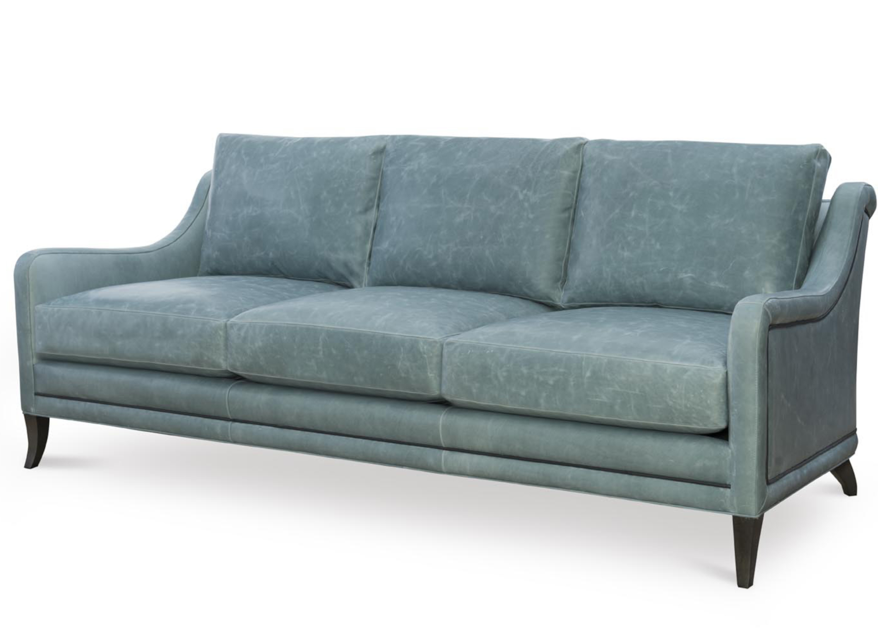 Halsted L2042-86 Leather Sofa by Wesley Hall